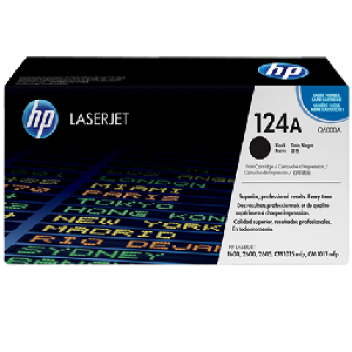 Mực in HP 124A Black LaserJet Toner Cartridge (Q6000A)